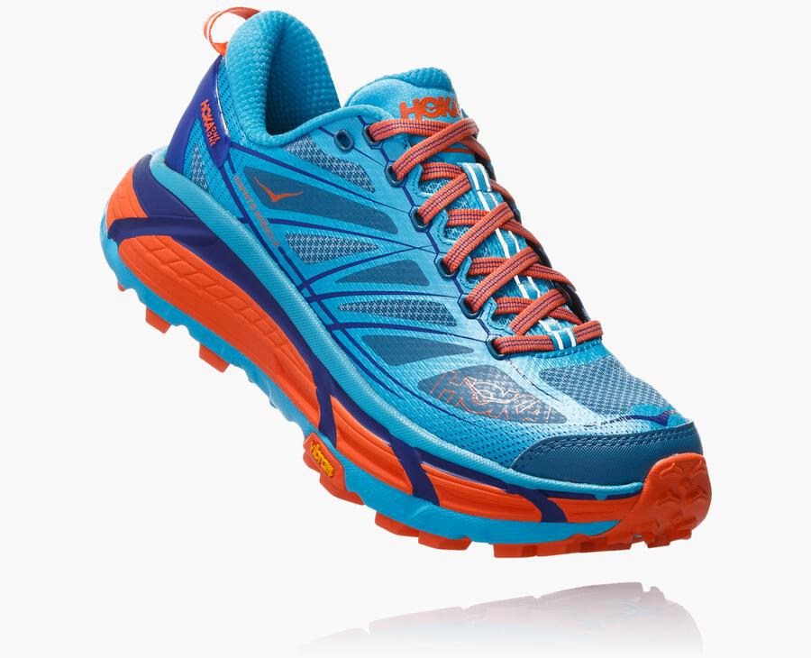 Hoka One One Mafate Speed 2 - Women Trail Shoes - Blue,Australia XQW-638150